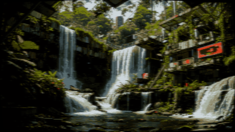 Pixel Art: Fallout Falls