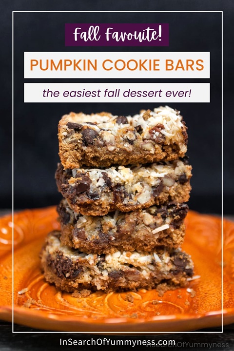 Pumpkin Cookie Bars