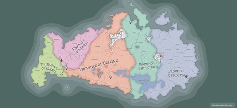 Map of Noristrad