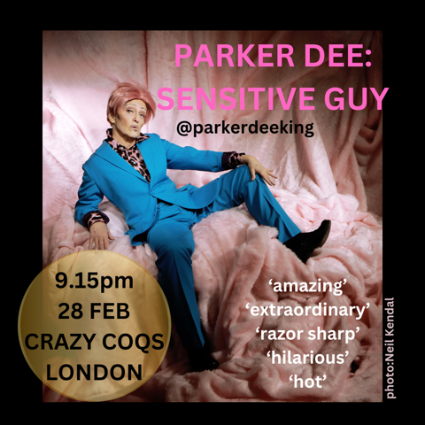 see Parker Dee live! 28 Feb 2024