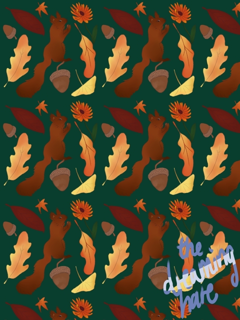 Fall Pattern Wallpaper 