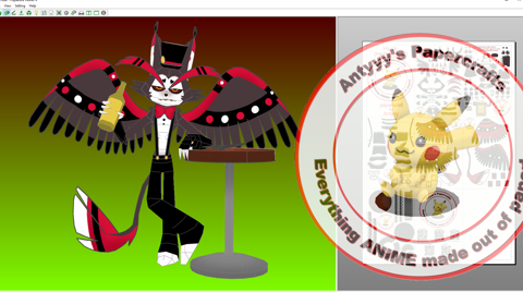 Hazbin Hotel - Husk papercraft - Antyyy's Ko-fi Shop - Ko-fi ️ Where ...