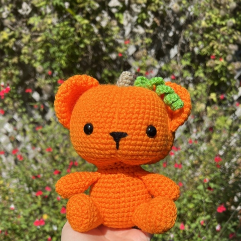 Pumpkin Bear Amigurumi Pattern
