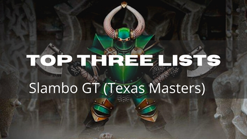 Top Three AoS Lists from the Slambo GT 