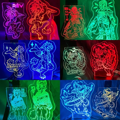 LED Badge and Stands!