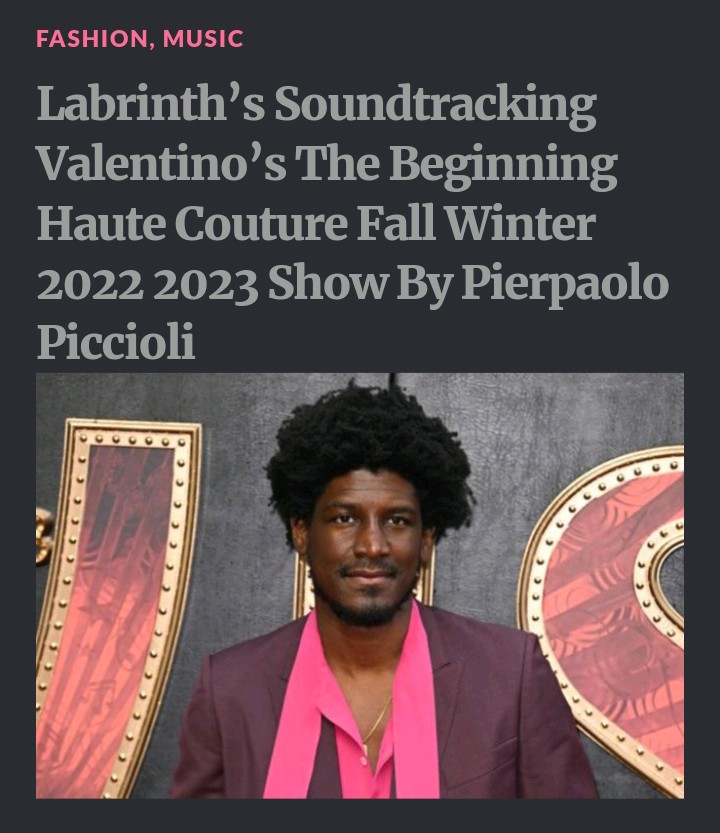 Labrinth valentino discount