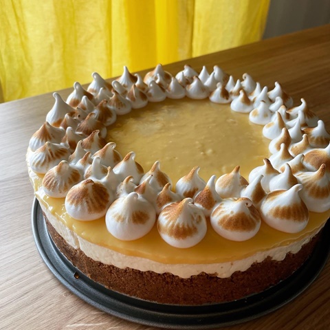 New Recipe: Lemon Meringue No-Bake Cheesecake 