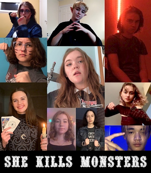 The cast of She Kills Monsters - Fall 2020