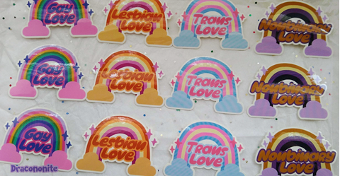 LGBTQ+ Love Stickers