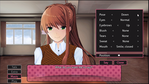 Glad they addressed this in the monika after story mod. : r/DDLC