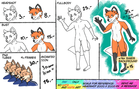 Updated commission sheet!
