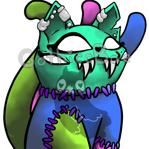 Spooky Pop Cat Emote [Vapor/Glow] - Spuwuky's Ko-fi Shop - Ko-fi ️ ...