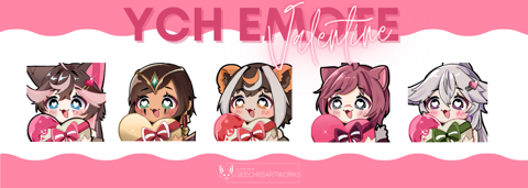 The First Part of the Valentine YCH Emote :)