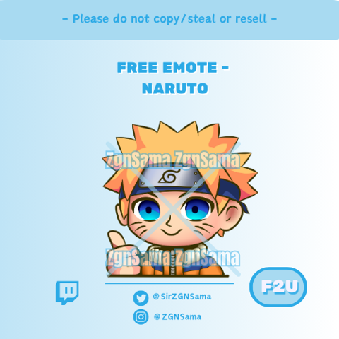 F2U Naruto Emote - ZgnSama's Ko-fi Shop - Ko-fi ️ Where creators get ...