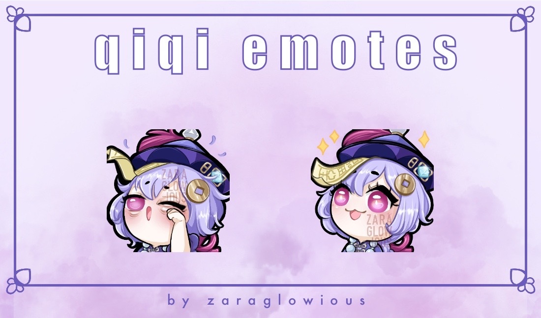 Qiqi - Genshin Emote - zaraglowious's Ko-fi Shop - Ko-fi ️ Where ...