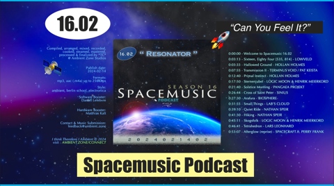 📺 Spacemusic 16.02 watch and listen 🔈 