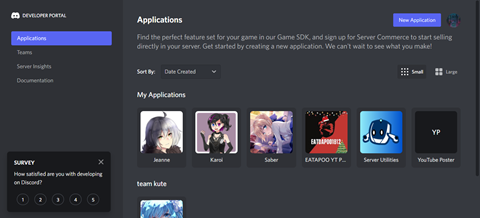 All my Discord bots. Only Jeanne is the public one