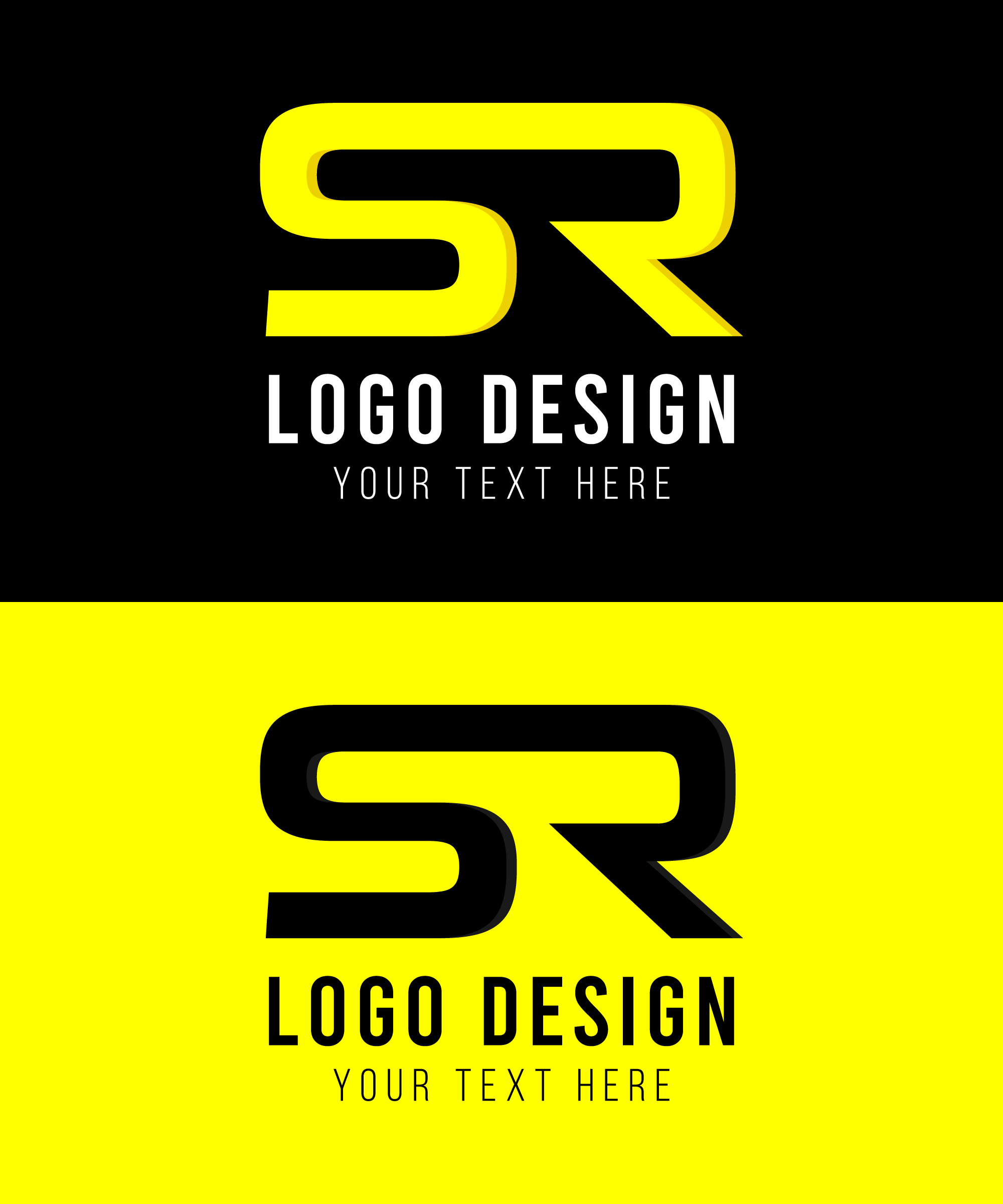 SR isometric 3D letter logo. three-dimensional stock vector alphabet font  typography design. Stock Vector | Adobe Stock