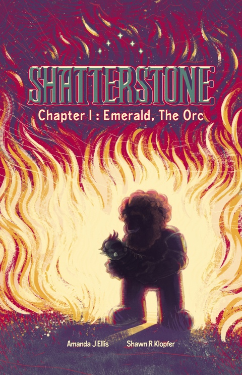 Shatterstone Ch.1: Emerald, The Orc (comic PDF) - AmandaJealous's Ko-fi Shop thumbnail