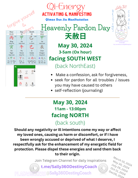 Heavenly Pardon Day - May 30, 2024