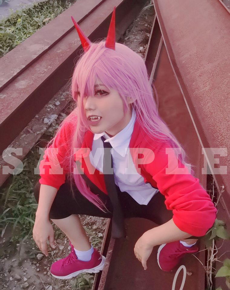 Power Chainsawman Cosplay Photopack - Ave Tetsu's Ko-fi Shop