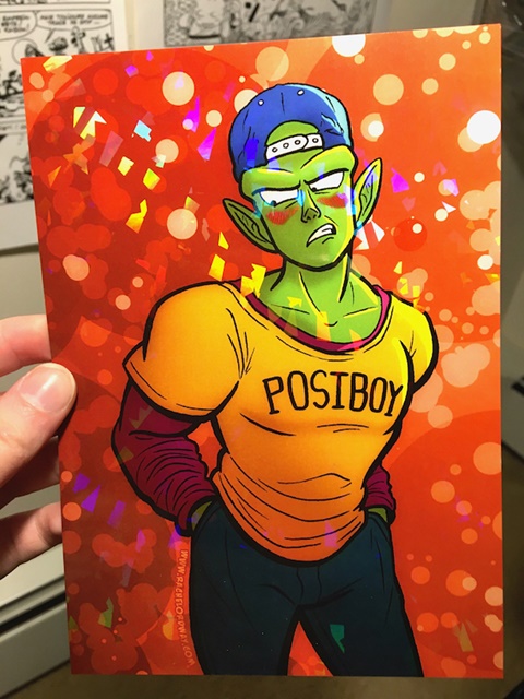 Piccolo Postboy Holographic Print Rachelordwayarts Ko Fi Shop Ko