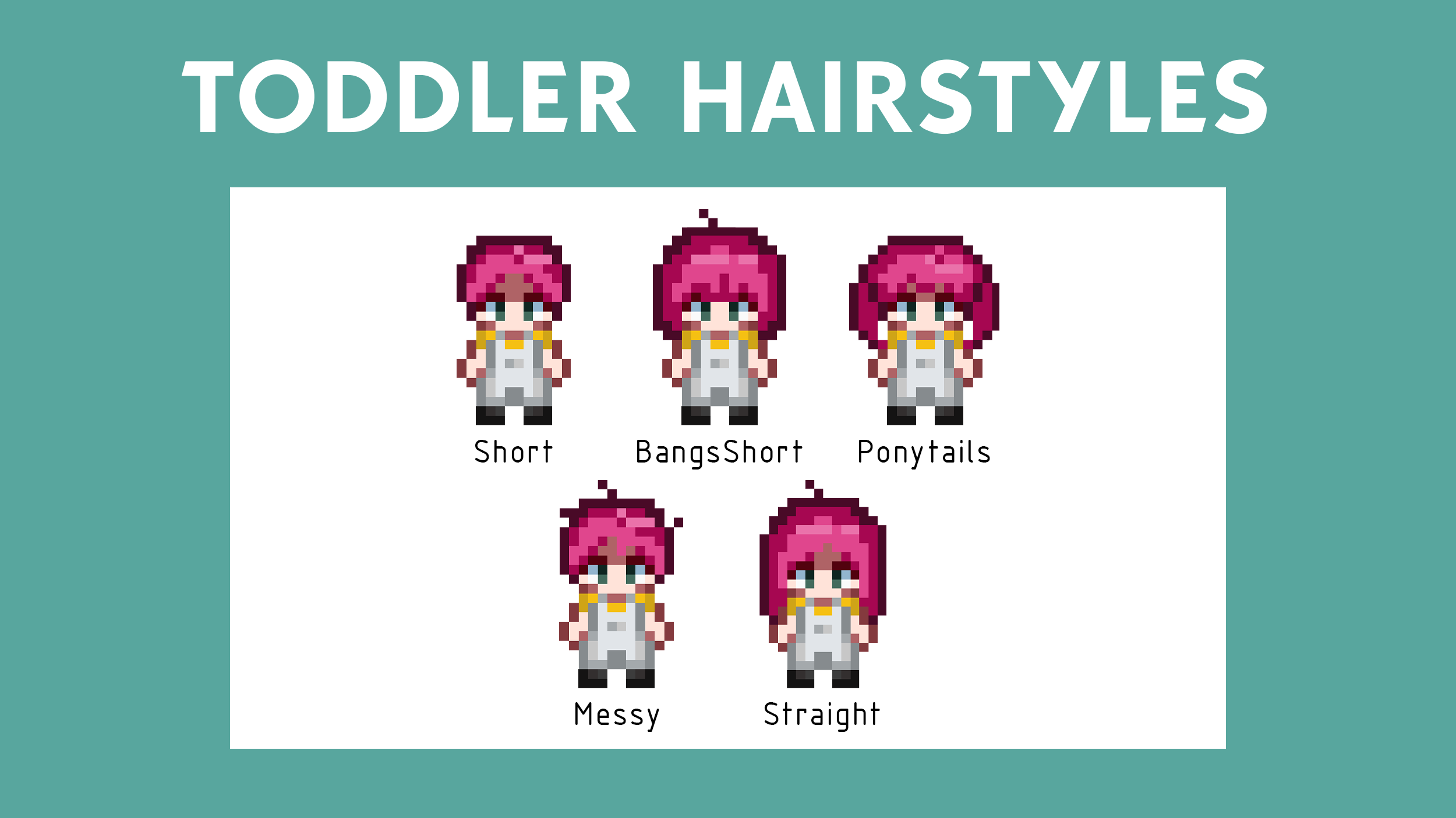New hairstyle for Customizable Baby and Children