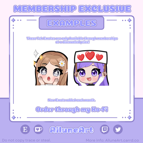New Membership Exclusive Emotes are out now!