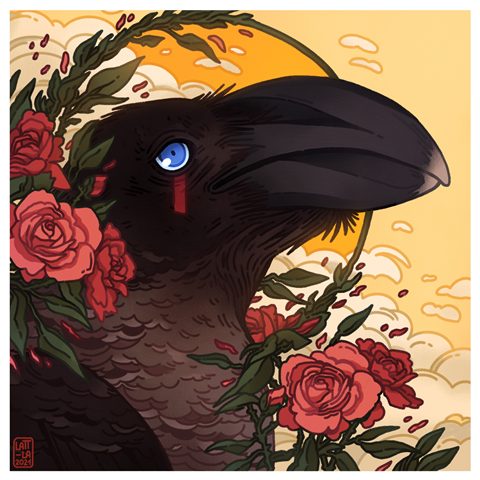 Birdvember 9# - Thick-billed raven