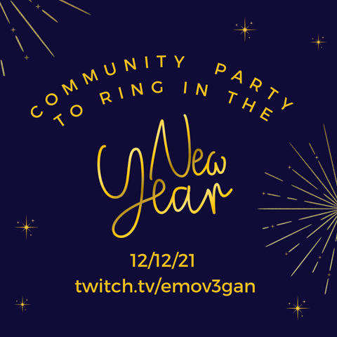 NYE Community Stream Poster