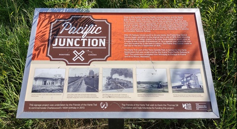 Pacific Junction Placard
