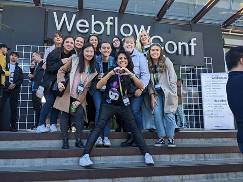 Floxies Community at the Webflow Conf 2023