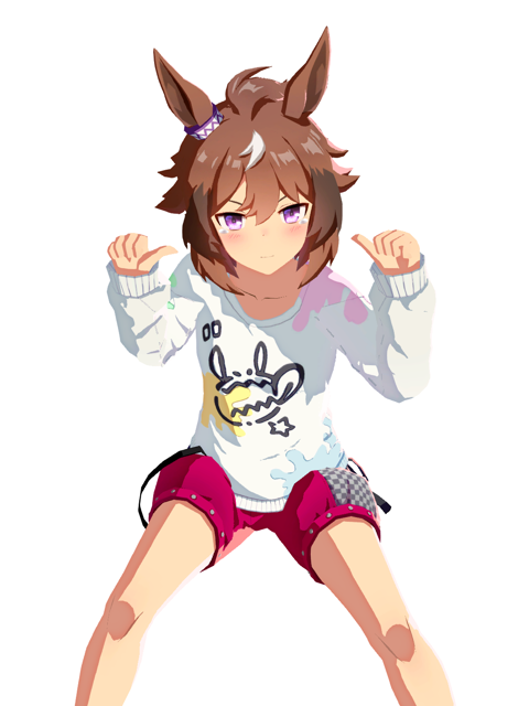 Uma Musume Model + Shader in MMD Commision (Shinko Windy