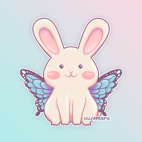 rabbit butterfly!!