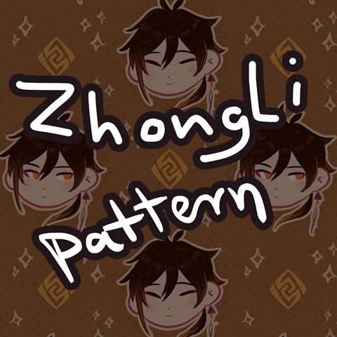 Zhongli pattern - Ludo's Ko-fi Shop - Ko-fi ️ Where creators get ...