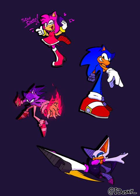 Sonic doodles
