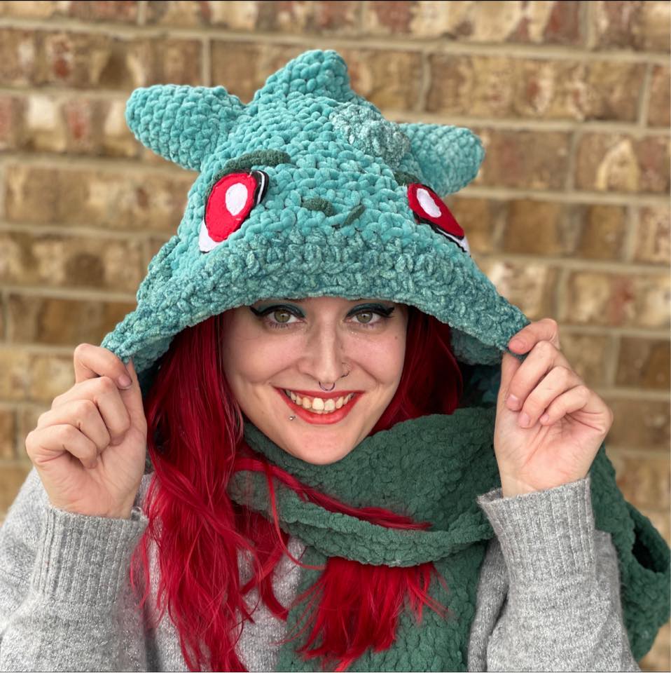 Adult Sized Hooded Scarf Crochet Pattern - CottageKorey