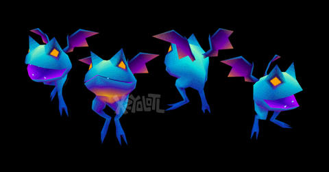 Lowpoly Frog Critter