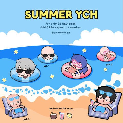 YCH Summer Cheebs are open!!