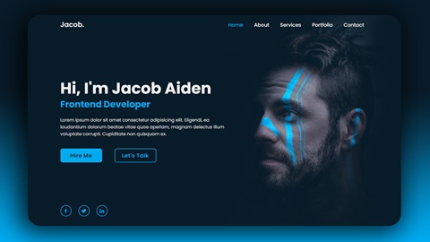 Personal Portfolio Website using HTML & CSS - Codehal's Ko-fi Shop - Ko ...