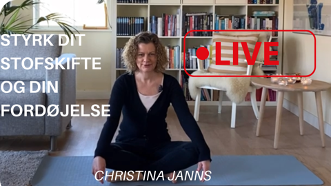 Live yoga på søndag på YouTube-kanalen