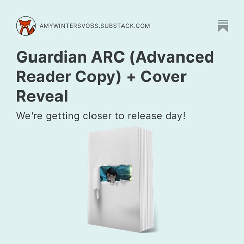 Guardian ARC (Advanced Reader Copy) + Cover Reveal