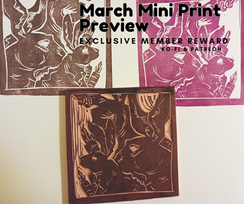 March Mini Print Preview