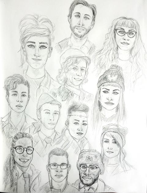 Page of Faces