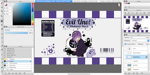 🍫💜Evil Uno Candy Bag Charm Concept 🍫💜