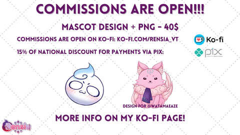 Mascot design commissions are open!