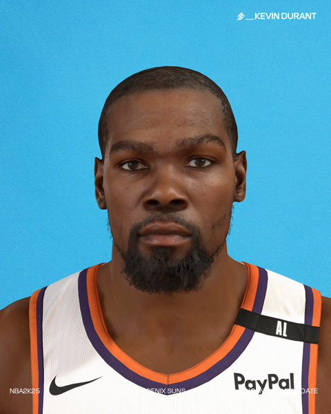 Kevin Durant NBA2K25 Cyberface - monjamods2k's Ko-fi Shop