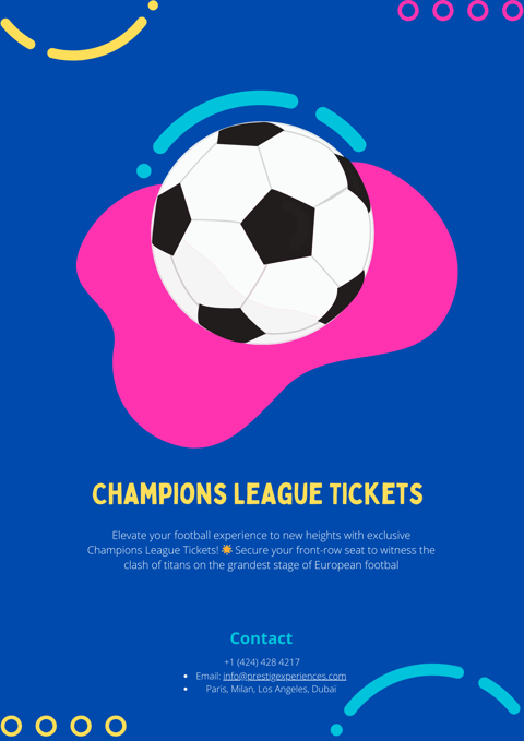 Champions League Tickets