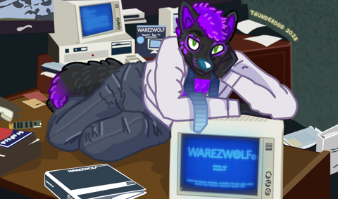[Commission] Warez Wolf (Desk)