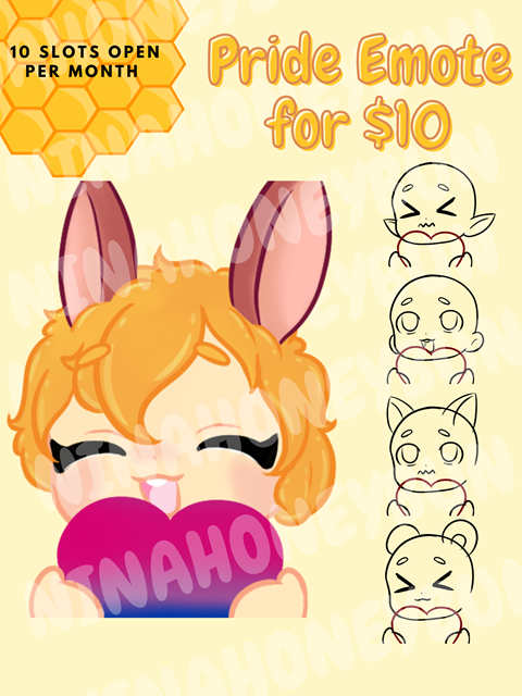 Pride Emotes Ninahoneybuns Ko Fi Shop Ko Fi ️ Where Creators Get Support From Fans Through